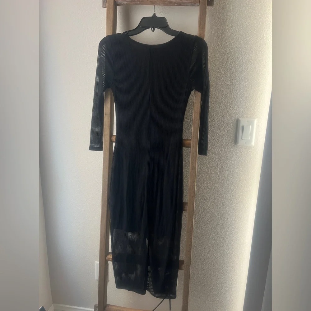 Express Black Button-Down Dress - size XS